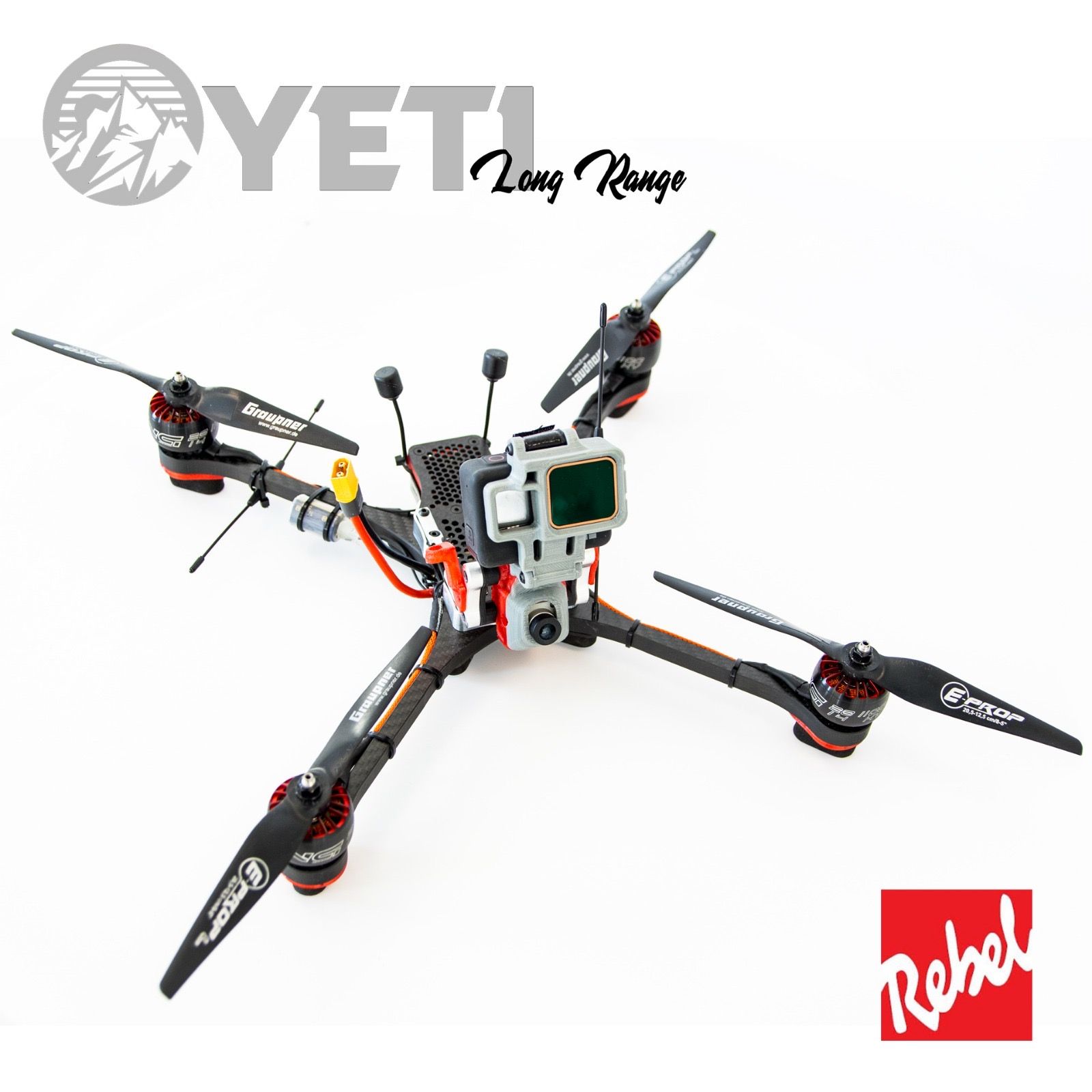 Yeti 8 Analog Ready to Fly - Rebel Miniquads