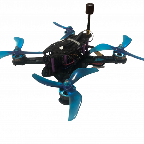 HSKRC TWE210 210mm Wheelbase 4mm Arm 3K Carbon Fiber X Type FPV Racing Frame Kit for RC Drone RotorBuilds